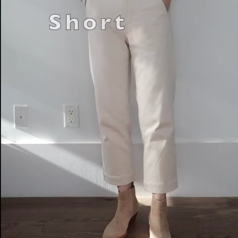 Everlane Straight Leg Crop Pants